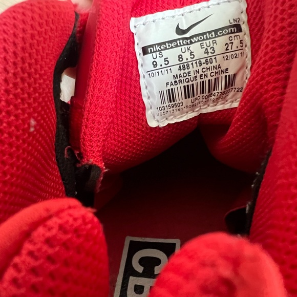 Red Nike Charles Barkleys - Picture 4 of 5